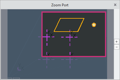 Zoom Port window