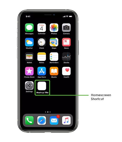 iOS Homescreen Shorcut