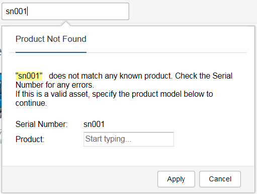 How to check the product serial number