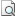 This is an image of a blank page with the top-right corner turned down, with a magnifying glass superimposed on the page.
