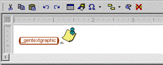 This is an image of the Generated Text Editor for the title in formalpara context, showing a _gentextgraphic tag followed by the inserted image