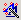 This is an image of two overlapping blue italicized letter As, surrounded by small red circles overlaid with a tool.