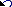 This is an image of a curved arrow pointing left