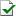 Imagen de un cuadro de texto superpuesto con una marca de graduación verde