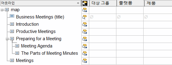 이 그래픽은 모든 열이 표시된 맵을 나타냅니다.