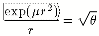 Il s'agit d'une représentation du marqueur entourant le numérateur d'une fraction.