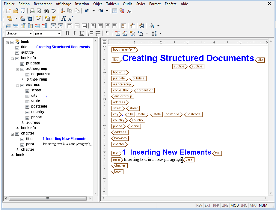 Ce graphique présente du texte à l'intérieur des balises de titre et de paragraphe.