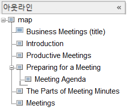 이 그래픽은 맵에서 수준이 내려간 주제를 나타냅니다.