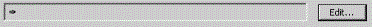 This is an image of the Before-text field for the title in note context, showing a right pointing arrow