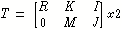 Imagen de una matriz 3x2 seguida de texto.