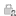 Icono de candado gris