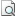 Icono de vista previa de una lupa sobre una página en blanco