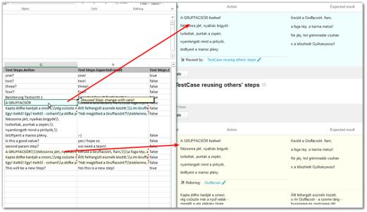 Importing and Round-Trip Editing of Test Cases with Test Steps in Excel