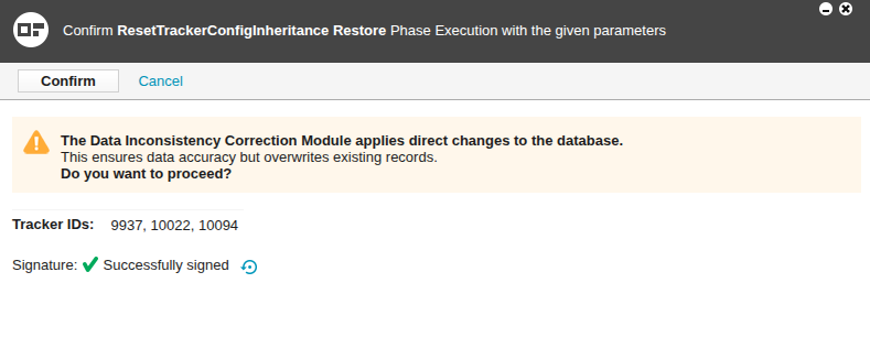 Signature generation confirmation for ResetTrackerConfigInheritance.