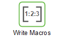 Write Macros