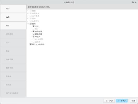 边界上的压力等值线
