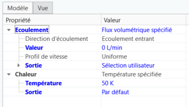 Définition d'une variable de contrôle
