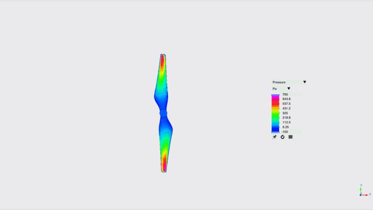 Animation des Propellerschalls