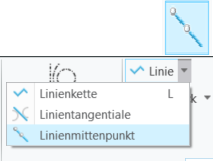 Neues Linienmittenpunkt-Werkzeug
