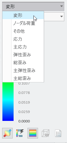 結果の凡例では、結果のサブタイプを選択できます