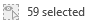 선택한 요소의 개수가 상태 표시줄에 나타납니다. 선택한 요소의 개수가 상태 표시줄에 나타납니다.