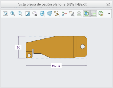 Vista previa de patrón plano de un cuerpo