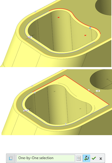 selecting chains for composite curve
