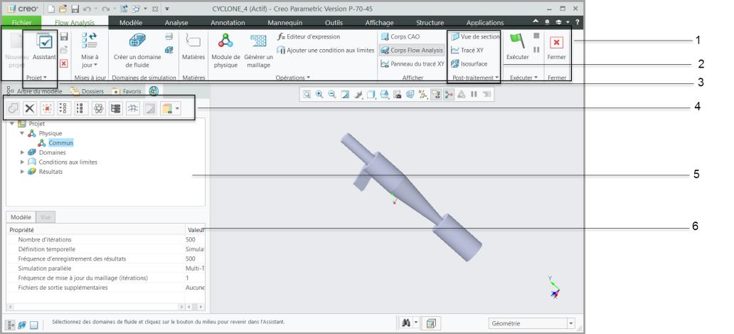 Interface Creo Flow Analysis