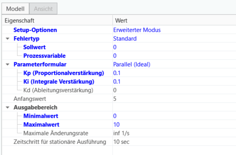 Ausgabebereich (Output range)