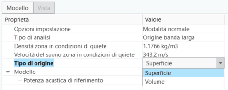 Tipo di origine