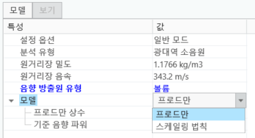 볼륨 소스에 대한 모델
