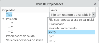 Cuadro de diálogo para crear un punto de monitor
