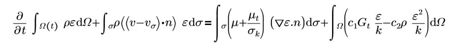 Standard K-Epsilon Model