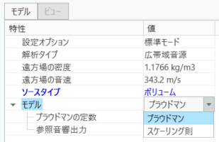 ボリュームソースのモデル