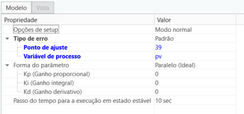 Tipo de erro padrão