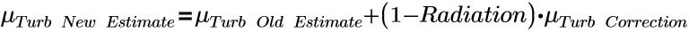 Turbulent Viscosity Relaxation