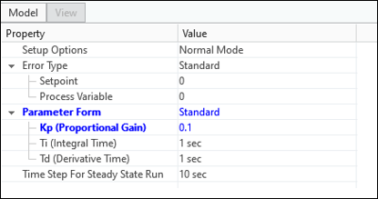 Standard parameter form