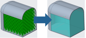 Material Homogenization for Lattice Simulation in Additive Manufacturing2