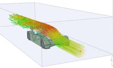 Streamlines in Creo Simulation Live1