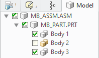 Bodies in the Structure Tree