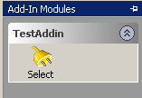 Menu for TestAddin