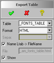 screen shot of ui