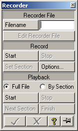 screen shot of ui