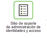 Sitio de soporte de IAM