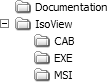 Arbortext IsoView 7.3 installer folders