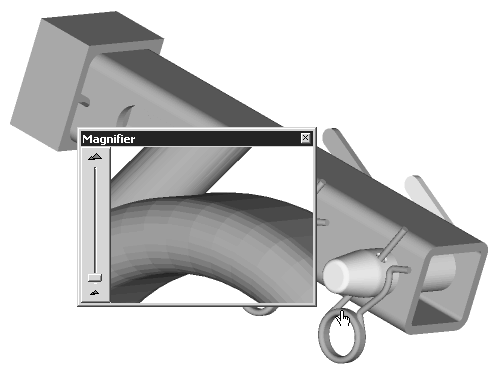 Magnifier window