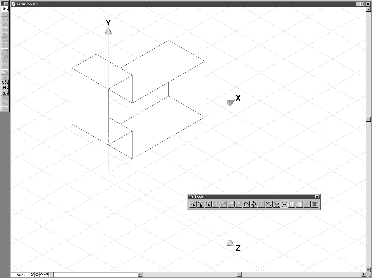 3d モードで投影を変更