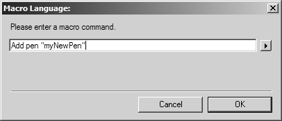 DEBUG COMMANDS dialog box