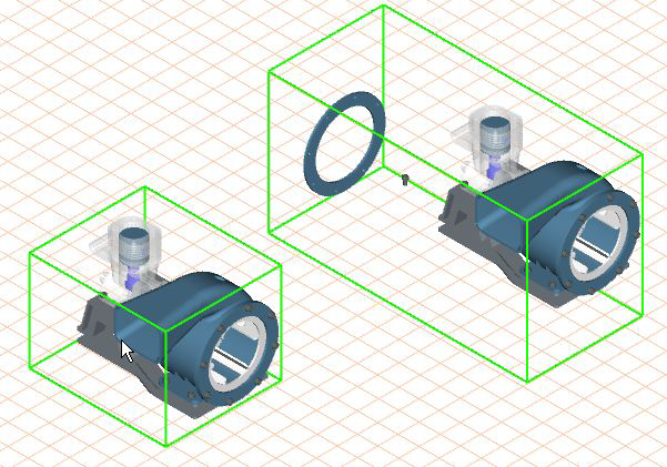 Example: Show bounding box preference selected