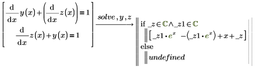 A system of ODE’s